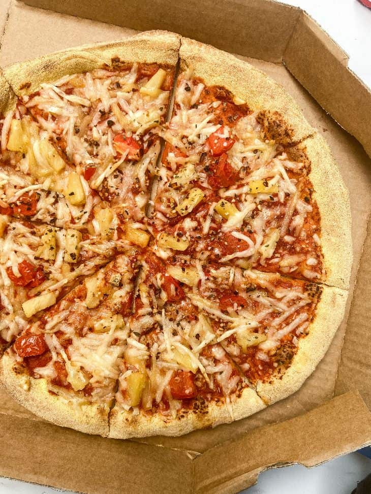 vegan margarita dominos pizza