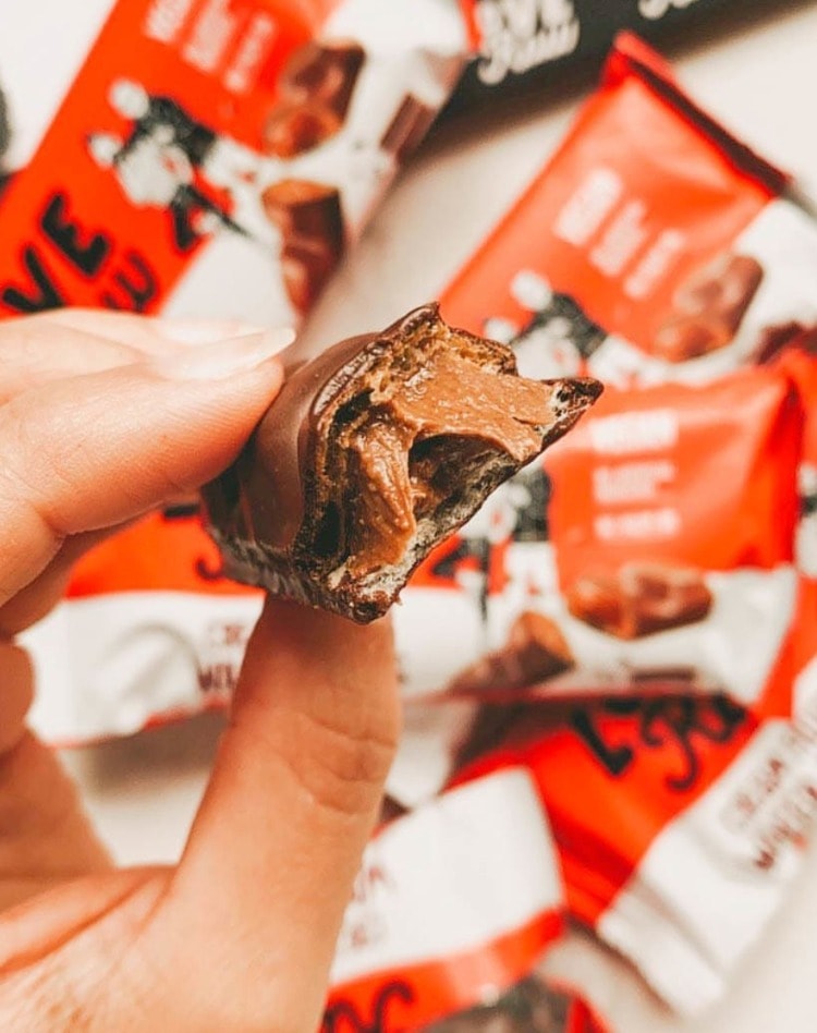 Vegan Chocolate bar. LoveRaw Cre&m Wafer Bar. Vegan Bueno Bar. A round-up of all the new vegan product releases for September 2020. All the NEW sweet and savoury products released in the UK this month!
