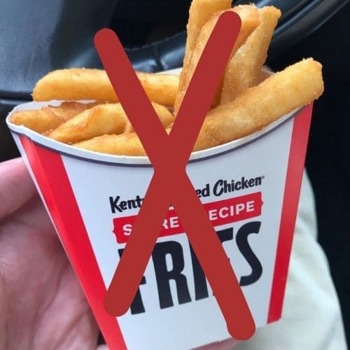 kfc fries chips